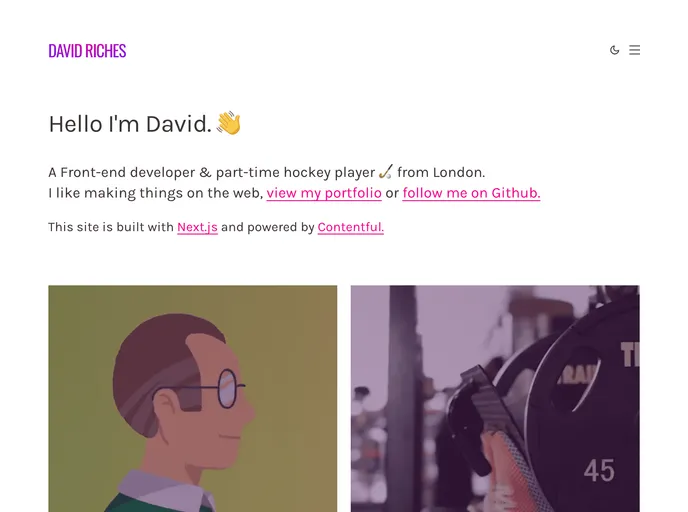 screenshot of Davidrich.es