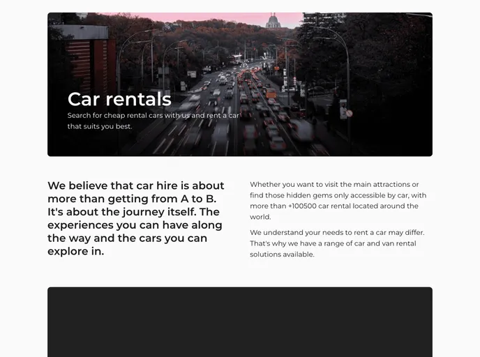 screenshot of King David Car Rent App