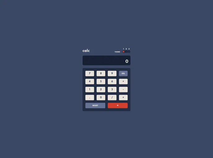 screenshot of Calculator App