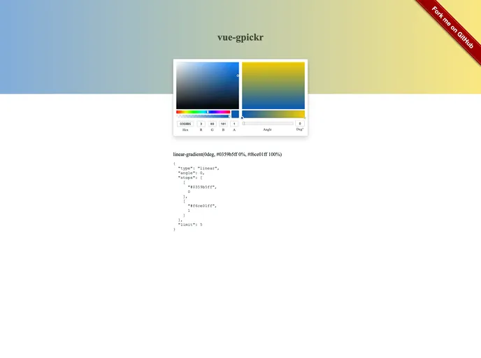 Vue Gpickr