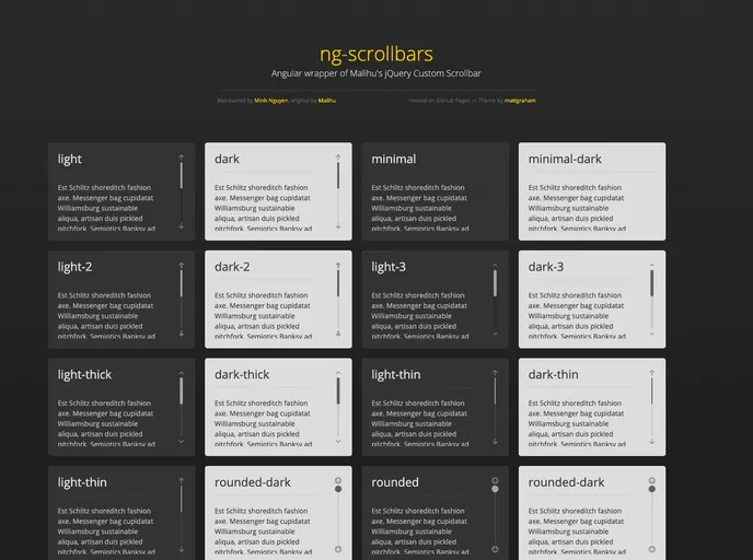screenshot of Ng Scrollbars