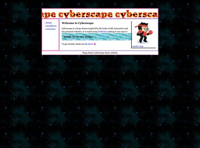Cyberspace screenshot
