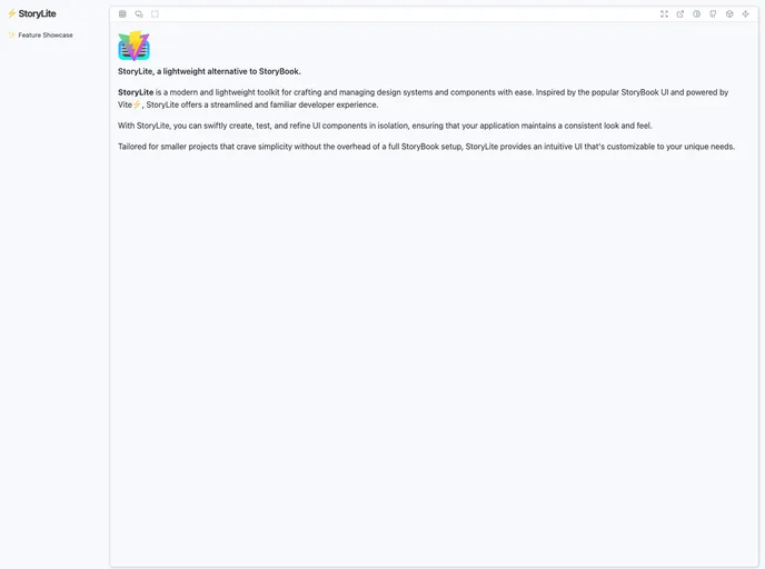 Storylite screenshot