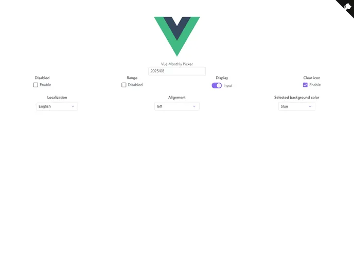 Vue Monthly Picker
