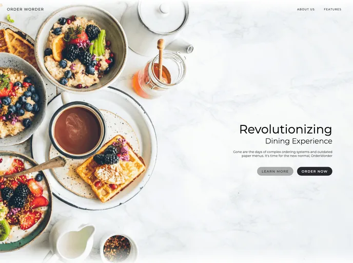 screenshot of OrderWorder