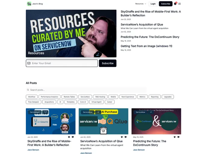 screenshot of Jace.pro