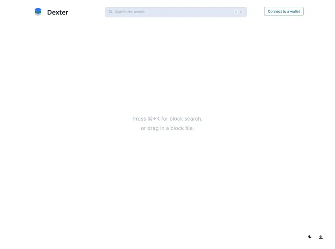 screenshot of Dexterfinance