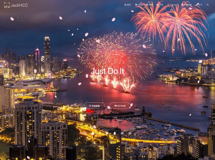 screenshot of JackHCC.github.io