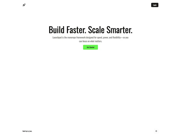 Turborepo Launchpad