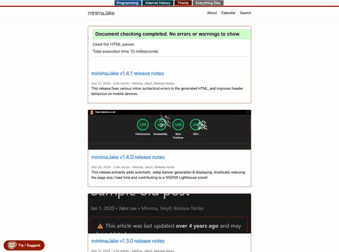 MinimaJake screenshot