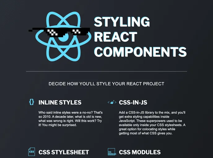 Styling React Components screenshot