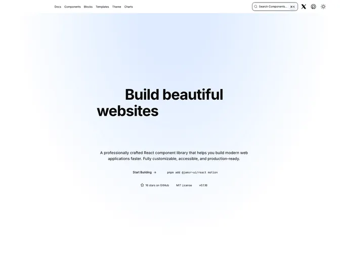 screenshot of Jamsr UI