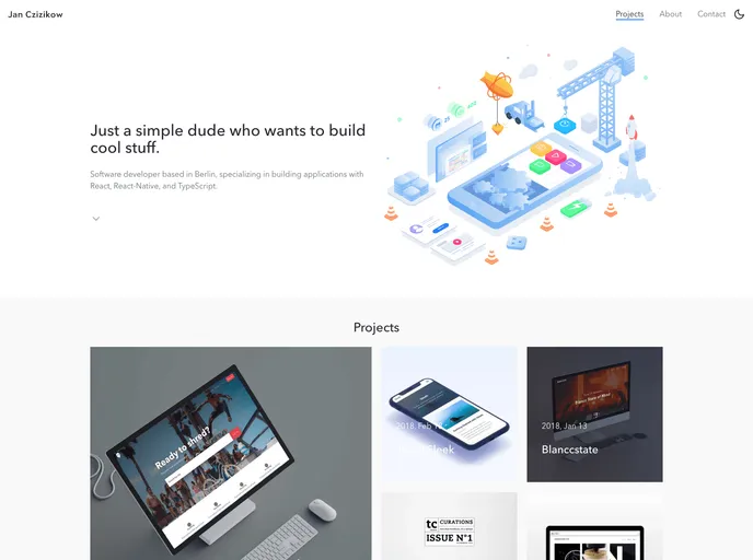 screenshot of Portfolio