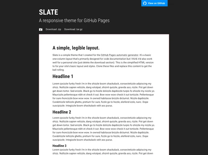 screenshot of Slate