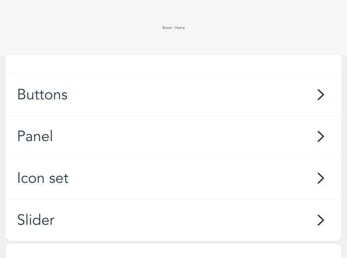 screenshot of Vue Stone