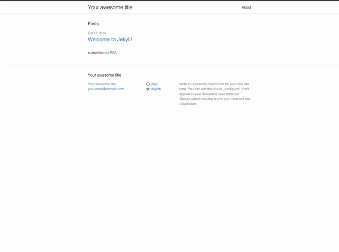 screenshot of Example