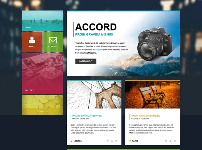 screenshot of Online Cv