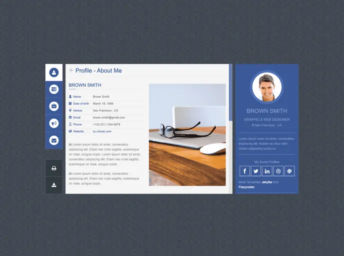 screenshot of PanelCV