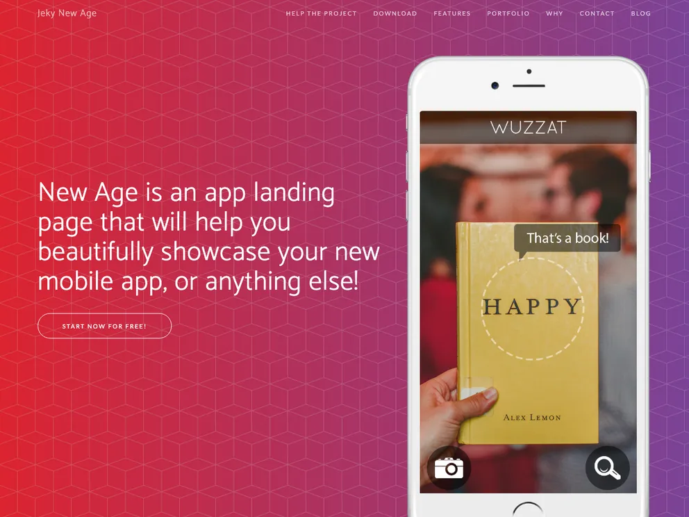 screenshot of Jekynewage.github.io