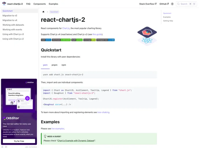 React Chartjs 2 screenshot