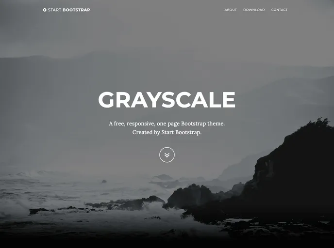 screenshot of Grayscale Theme