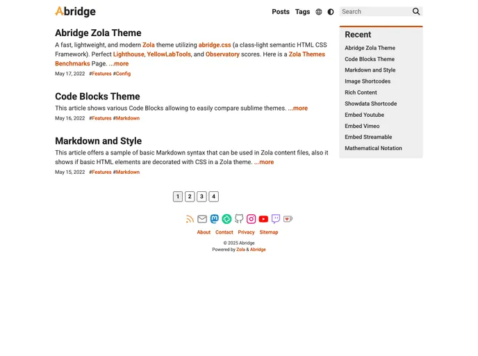 screenshot of Abridge
