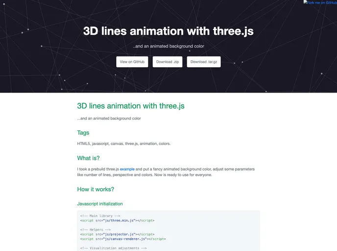 screenshot of Html5 Canvas Animation