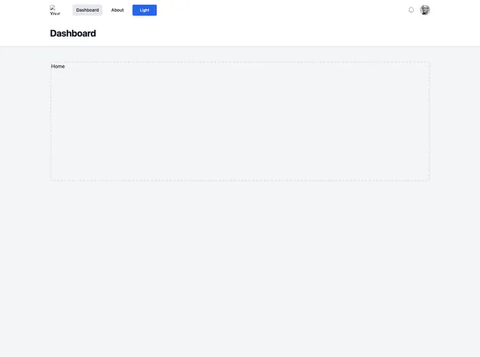 screenshot of Sveltekit Typescript Tailwind Template
