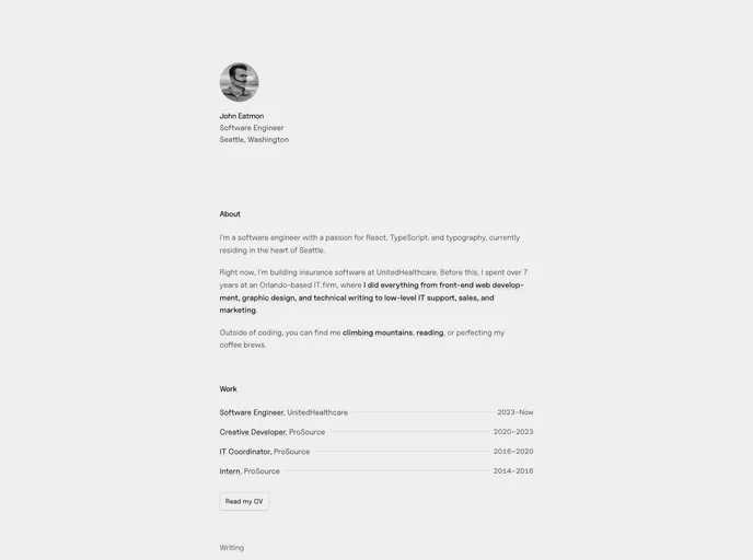 screenshot of Eatmon.co