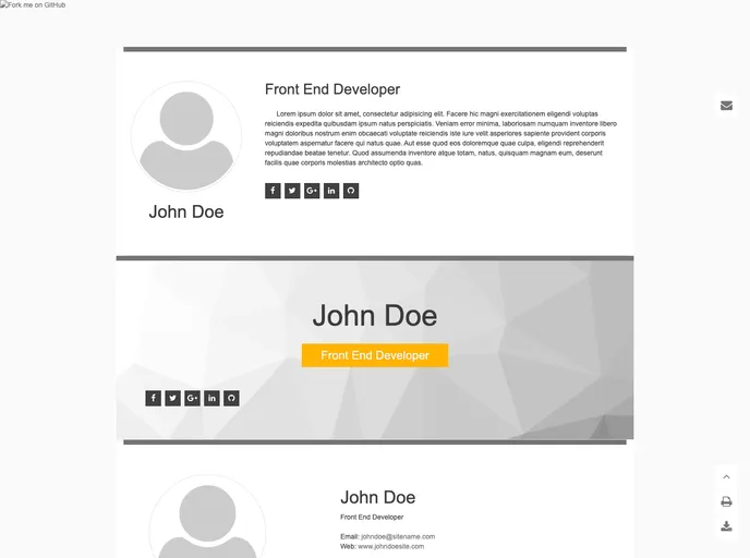 Classic Cv screenshot