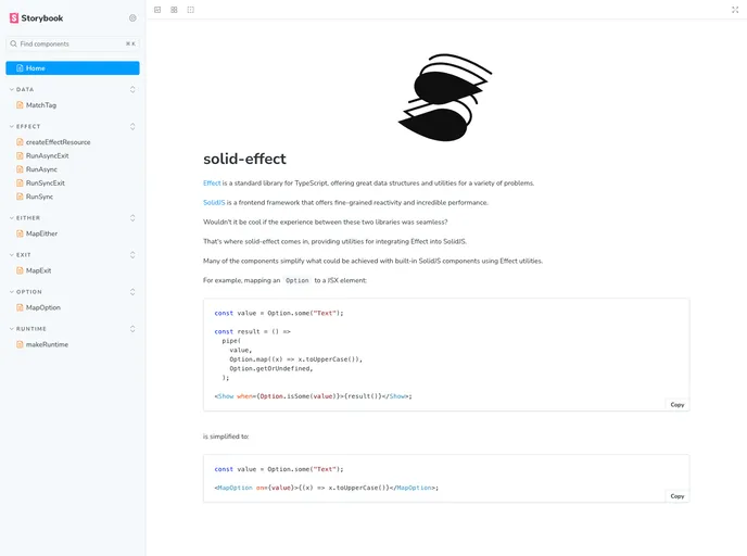 screenshot of Solid Effect