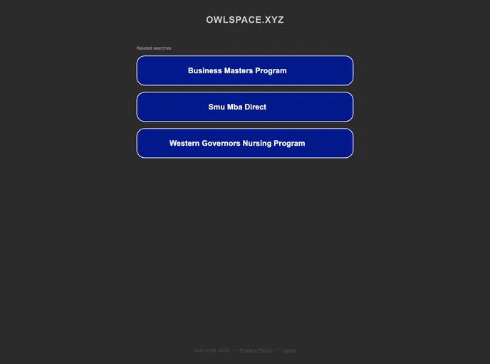 screenshot of Owlspace