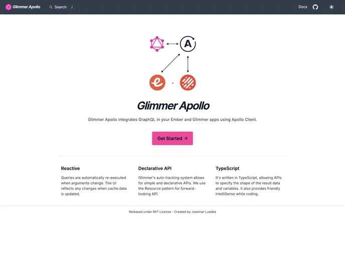 screenshot of Glimmer Apollo