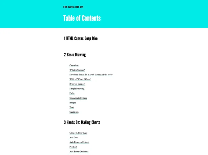 screenshot of Canvasdeepdive Book