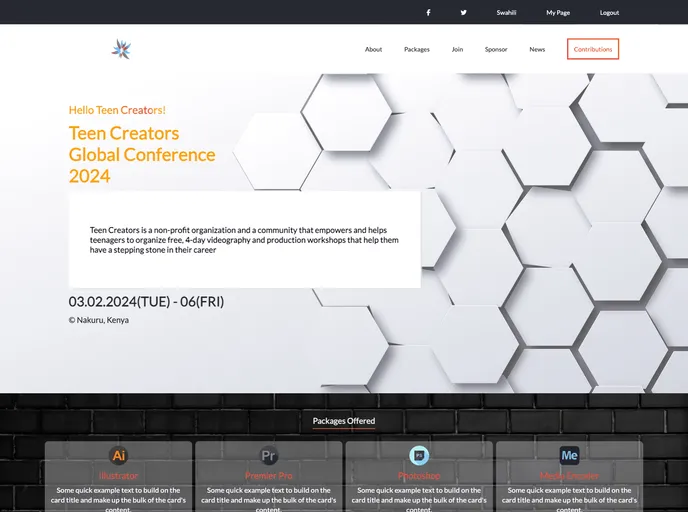 screenshot of 1st Capstone Project