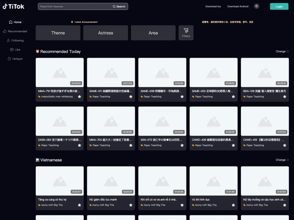 screenshot of Joytou.github.io