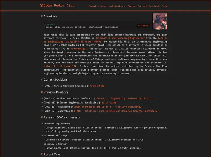 screenshot of Jpdias.github.io