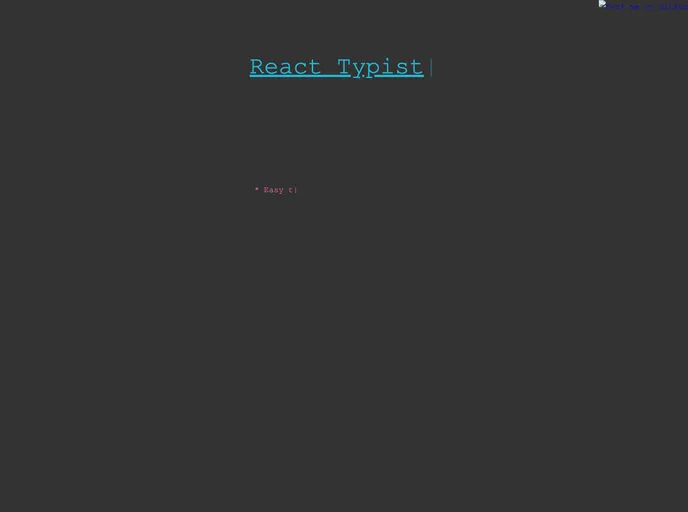 React Typist