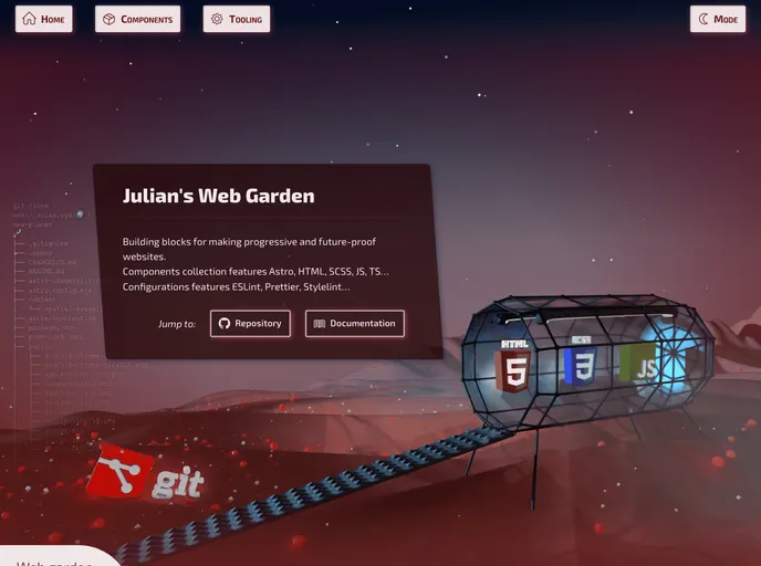 Web Garden screenshot