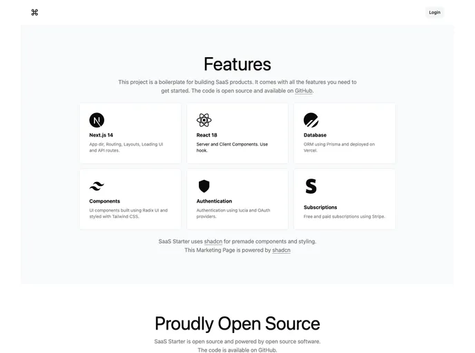Nextjs Saas Starter screenshot