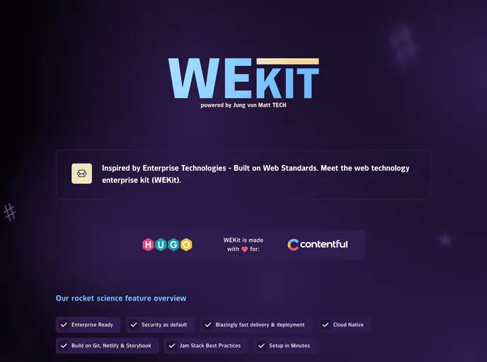 screenshot of Wekit