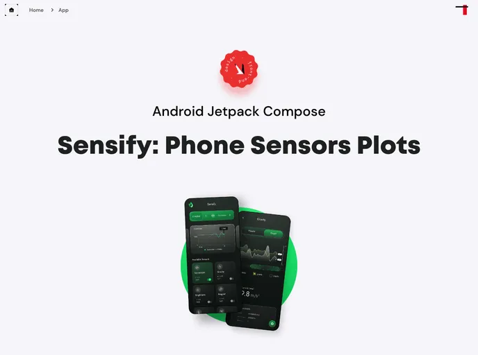 screenshot of Sensify Android