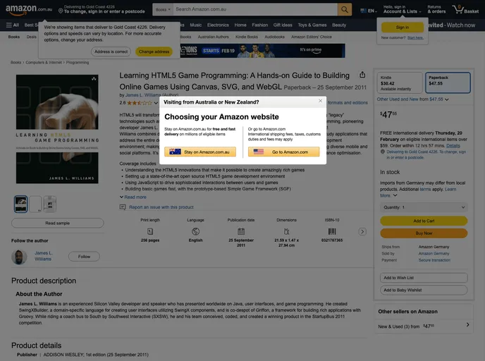 screenshot of Html5 Game Book