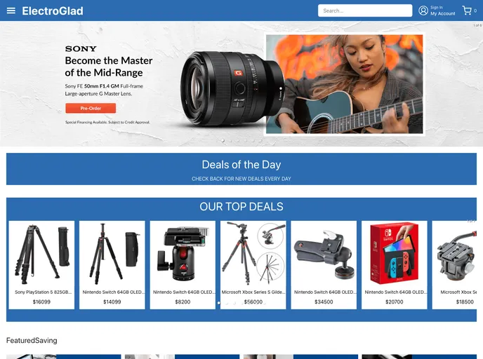 screenshot of Adoroma.com Clone