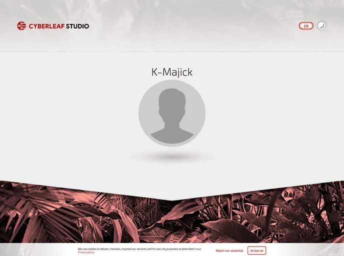 screenshot of Personal Nuxt3