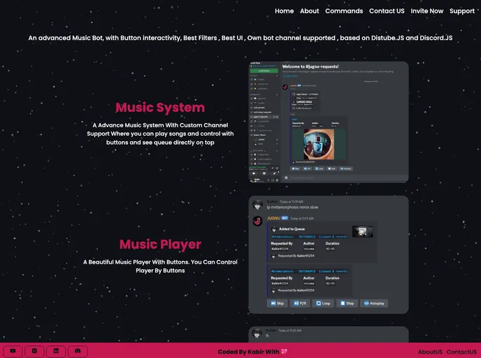 screenshot of JUGNU MUSIC