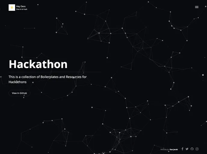 screenshot of Hackathon