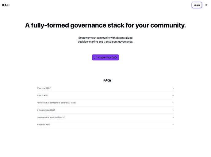 screenshot of Kali UI
