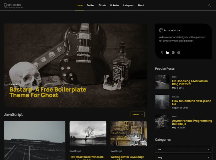 screenshot of Bastard