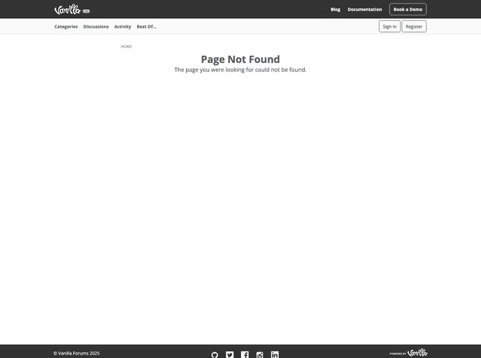 screenshot of Vanilla Bootstrap